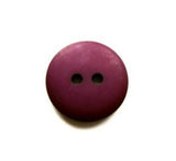 B17157 16mm Plum Soft Sheen 2 Hole Button - Ribbonmoon