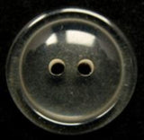 B11104 23mm Clear 2 Hole Button Button with an Ivory Tint - Ribbonmoon