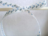 R2188 8mm Flowery Ribbon, 100% Cotton - Ribbonmoon