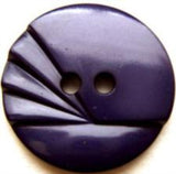 B9304 27mm Aubergine Gloss 2 Hole Button - Ribbonmoon