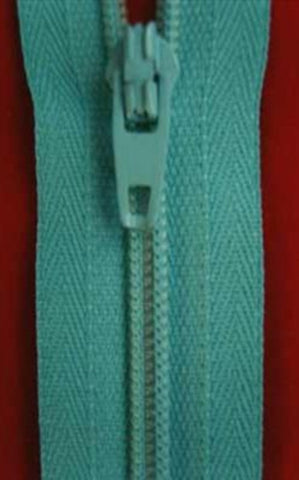 Z0211 YKK 51cm Turquoise Nylon No.3 Closed End Zip - Ribbonmoon