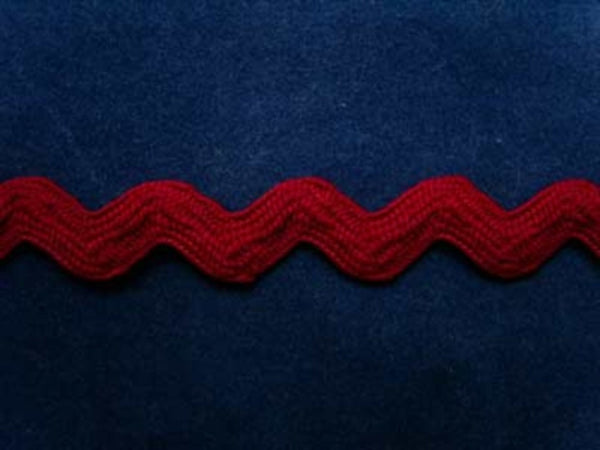 11mm Claret Ric Rac Braid – Ribbonmoon