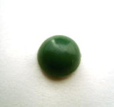 B14417 13mm Misty Hunter Green Half Ball Shank Button - Ribbonmoon