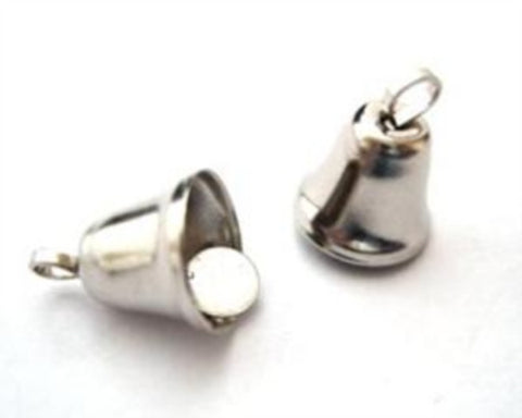 BELL02 14mm Silver Metal Bell - Ribbonmoon