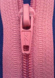 Z2381 76cm Light Dusky Pink Nylon No.5 Open End Zip - Ribbonmoon