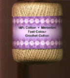 Crochet Cotton Ecru, 411 Metres, 66 Gram Ball - Ribbonmoon
