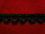 BLOOP02 14mm Black Viscose Bridal Button Looping - Ribbonmoon