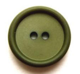 B7421 19mm Sage Green Matt Centre 2 Hole Button - Ribbonmoon
