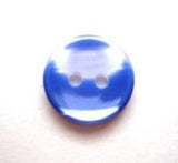 B8058 12mm Light Royal Blue and Pearl Variegated 2 Hole Button - Ribbonmoon