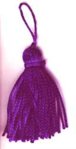 TAS52 Liberty Purple Key Tassel
