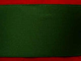 R4694 35mm Deep Leaf Green Double Face Satin Ribbon - Ribbonmoon