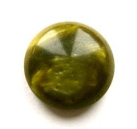 B4304 19mm Tonal Cypress and Moss Green Domed Shank Button - Ribbonmoon