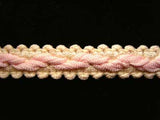 FT584 13mm Rich Cream and Pale Pink Braid Trimming