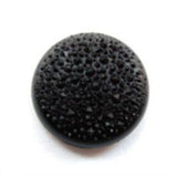 B9696 19mm Black Domed and Textured Shank Button