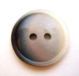 B6721 18mm Pearlised Tonal 2 Hole Button, Greys with an Iridescence - Ribbonmoon