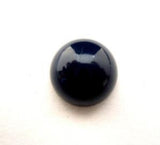 B16380 13mm Navy Glossy Half Ball Shank Button - Ribbonmoon
