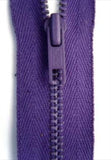 Z4897 YKK 25cm Purple Closed End Zip No.2, Metal Teeth - Ribbonmoon