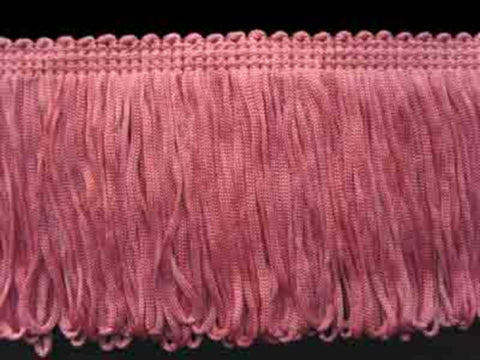 FT1467 73mm Pale Hot Pink Dense Looped Dress Fringe - Ribbonmoon