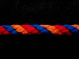 C052 Red, Orange, Royal Blue 6mm Crepe Cord - Ribbonmoon