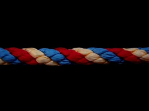 C066 6mm Crepe Cord, Red, Jasmine and Dusky Blue - Ribbonmoon