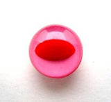 TM13 16mm Pink and Red Eye for Teddy Bear, Toymaking Etc