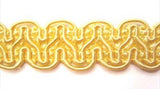 FT2085 14mm Golden Butter Furnishing Braid Trimming