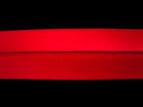 BB128 19mm Salsa Red Satin Bias Binding - Ribbonmoon