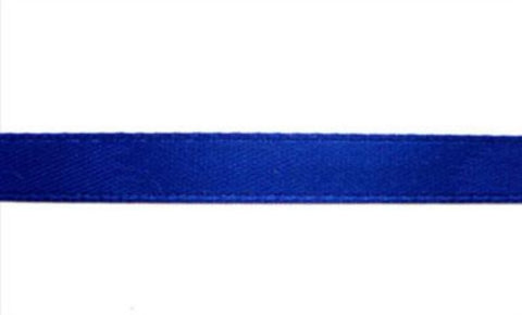 R1919 7mm Dark Royal Blue Single Faced Satin Ribbon by Offray - Ribbonmoon
