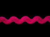 RIC84 9mm Deep Shocking Pink Ric Rac Braid - Ribbonmoon