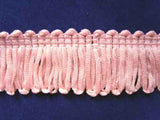 FT138 28mm Azalea Pink Dense Looped Dress Fringe - Ribbonmoon
