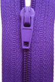 Z4125 30cm Pale Purple Nylon No.3 Closed End Zip - Ribbonmoon