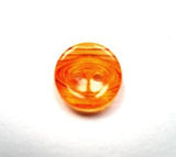 B16158 11mm Orange Tinted Glass Effect 2 Hole Button - Ribbonmoon