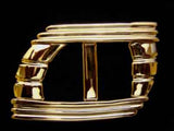 BK108 98mm Gold Gilded Poly Slider Buckle, 36mm Inside Width