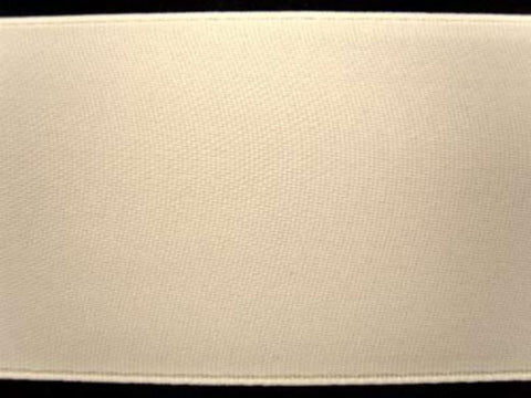 R0961 36mm Cream Single Faced Satin Ribbon by Offray - Ribbonmoon