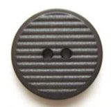 B5930 18mm Very Dark Grey Textured Matt 2 Hole Button - Ribbonmoon