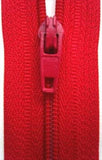 Z4124 15cm Red Nylon No.3 Closed End Zip - Ribbonmoon