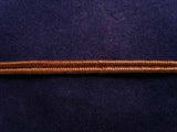 RUSSBRAID02 3.5mm Copper Pink(Rose Gold) Metallic Lurex Russia Braid