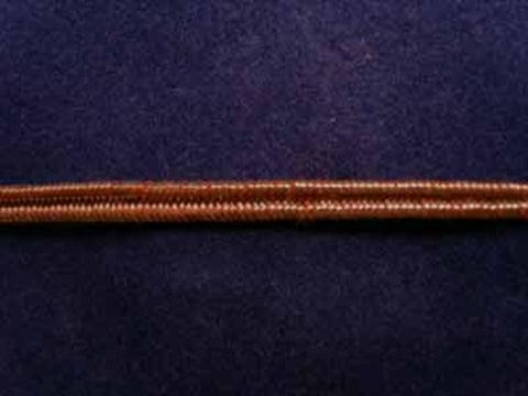 RUSSBRAID02 3.5mm Copper Pink(Rose Gold) Metallic Lurex Russia Braid