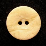 B6671 18mm Tonal Cream Bone Sheen 2 Hole Button - Ribbonmoon