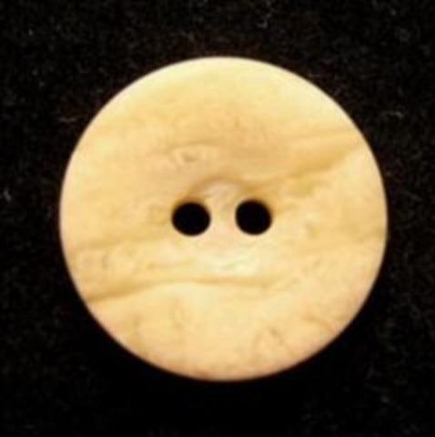 B6671 18mm Tonal Cream Bone Sheen 2 Hole Button - Ribbonmoon