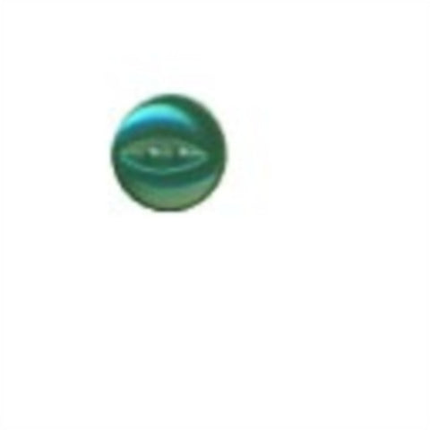 B17016 11mm Deep Jade Green 2 Hole Polyester Fish Eye Button - Ribbonmoon