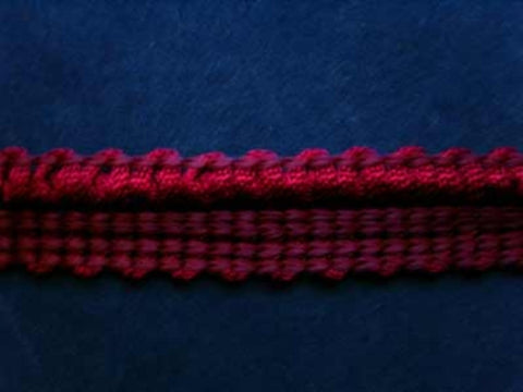 FT1300 13mm Burgundy Corded Braid - Ribbonmoon