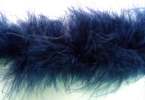 MARAB18 Light Navy Marabou String (Swansdown). Turkey Feather - Ribbonmoon