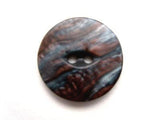 B9937 15mm Grey-Mother of Pearl Effect Iridescent 2 Hole Button