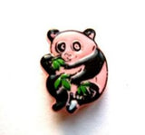 B17242 Pink Panda Shaped Novelty Shank Button - Ribbonmoon