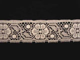 L439 4cm Ivory / Cream Flat Polyester Lace - Ribbonmoon