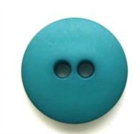 B5732 16mm Dusky Jade Green Matt 2 Hole Button - Ribbonmoon