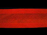 BB285 25mm Flame Orange 100% Cotton Bias Binding Tape - Ribbonmoon