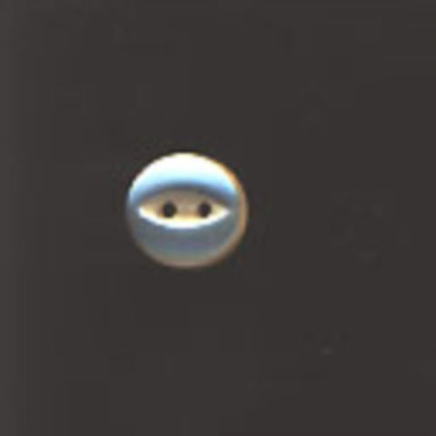 B17028 11mm Ivory Tint Polyester Fish Eye 2 Hole Button - Ribbonmoon