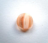 B12438 11mm Frosted Apricot Semi Pearlised Shank Button - Ribbonmoon